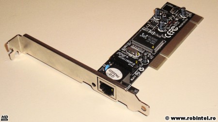 Ethernet 10/100 Mbps. Magistrală (portul de conectare): PCI. windows XP x86 Windows 7 x86_64 Conector: RJ45